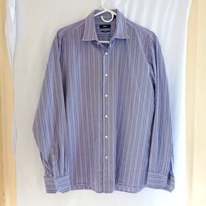 Hugo Boss Striped Dress Shirt Size 16.5